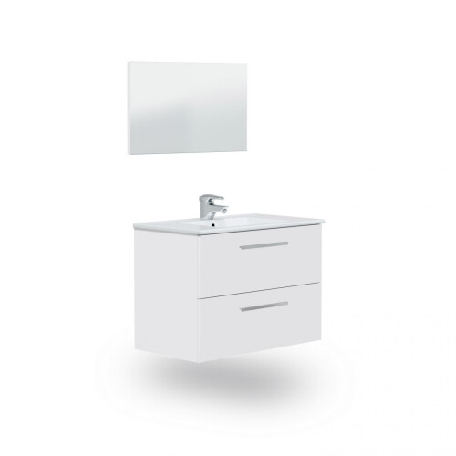 Pack de baño con lavabo cerámico Feel S