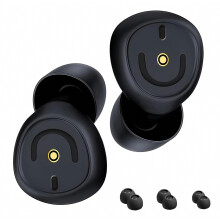 Protetores auriculares com redução de ruído, proteção auditiva de 50 dB para dormir e estudar, 4 pares de protetores auriculares de silicone