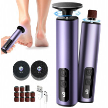 Removedor de calos elétrico 5 em 1, aparelho para cuidados com os pés, ideal para pele áspera, seca e rachada, para pés macios e bem cuidado