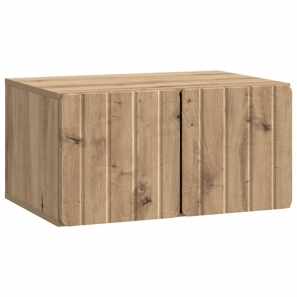 Vidaxl Wall-Mounted Tv Cabinet Artisan Oak 59.5 X 41 X 30 Cm