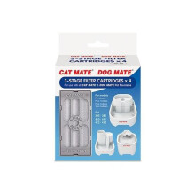Pet Mate 3-Stage Filter Cartridges x 4 (for 335, 385, 410, 411, 412, 413)