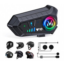 Bluetooth slúchadlá na motocyklovú prilbu, bezdrôtové DSP, potlačenie hluku CVC, vodotesnosť IPX6, batéria 1000 mAh, čisté hovory