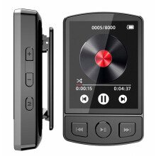 MP3 prehrávač 32 GB s Bluetooth 5.0, vstavaným reproduktorom, FM rádiom, videom, hlasovým záznamníkom, podporou elektronických kníh a dizajn