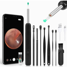 Bezdrôtová súprava na čistenie uší s kamerou a LED svetlom, vhodná pre zariadenia so systémom iOS a Android