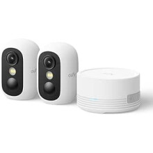 eufy Security C35 2 Pack with HomeBase Mini,Wireless, in/out, magnetic, color NV