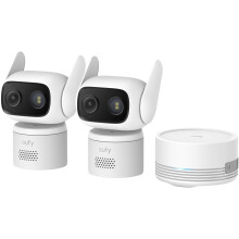 eufy Wired Cam C31 2 Pack with HomeBase Mini, 360 Coverage, Colour Night Vision