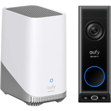 eufy Security Video Doorbell E340 Dual Cameras with HomeBase 3, Night Vision