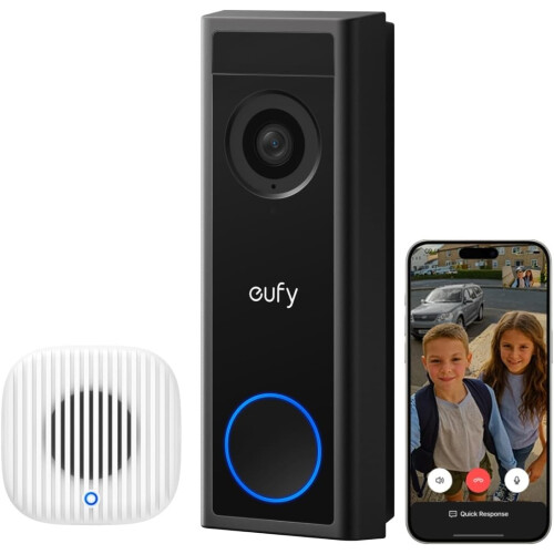 Eufy eufy Video Doorbell Camera Wireless C30 with Chime2 Live 2K Bluetooth NoFee