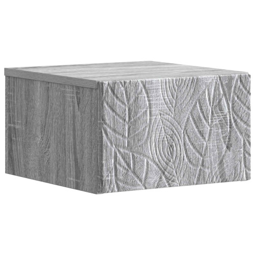 VidaXL vidaXL Wall-Mounted Side Table Grey Sonoma 34.5 x 33 x 20 cm