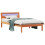 VidaXL vidaXL Bed Frame with Headboard Wax Brown 75 x 190 cm Solid Pine Wood 4