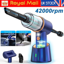 Cordless Electric Air Duster Blower Vacuum Cleaner For Car PC Laptop Console NEW