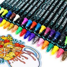 26 Colors Waterproof Acrylic Paint Pens Dual Tip Rock Painting DIY Art Markers