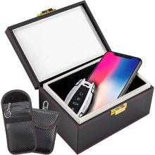 Faraday Box For Car Keys & 2 Pack Faraday Pouch Keyless Signal Blocking RFID NEW
