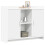 VidaXL vidaXL Sideboard White 98.5 x 33 x 80 cm Engineered Wood 3