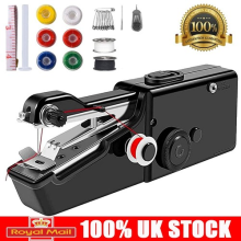 Mini Cordless Sewing Machine Portable Handheld Hand Held Stitch DIY Home Clothes