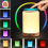 Night Light Silicone Touch Bedside Lamp Timer USB Rechargeable Boy Girl Gift 1