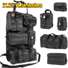 Seat  Cover Organizer Storage  Tactical Molle Pouch Bag Universal For Jeep JK JL
