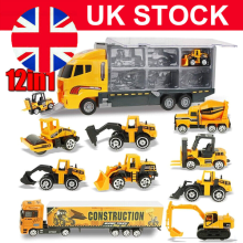 Kids Toy Engineering Construction Truck Excavator Digger Vehicle Car Boys Gift
