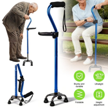 Walking Stick Height Adjustable For The Elderly Arthritis Patient People