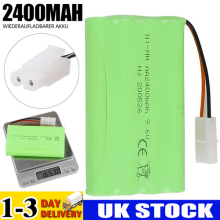 2400mAh 9.6V AA NiMH RC Battery Pack with KET 2P Connector for RC Car Truck Boat