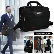 Men's Briefcase Messenger Work Office Shoulder Laptop Bag Satchel 40*15*30cm New