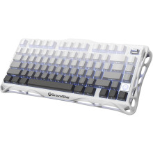 GravaStar Mercury,K1 75% Wireless Keyboard, Aluminum, Linear, RGB (White)