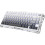 GravaStar Mercury,K1 75% Wireless Keyboard, Aluminum, Linear, RGB (White) 1