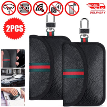 Protector RFID Pouch Signal Blocking Anti-Theft Car Key Fob Holder Case 2PCS UK