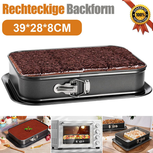 Rectangular Baking Mould With Removable Base Dishwasher  For Baking Cheesecake