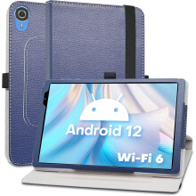 Drehbare Hülle für TECLAST P25T 10,1" PU-Leder mit Standfunktion Blau — hülle teclast p25t, tablethülle
