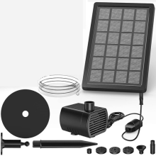 Solar Panel Powered Water Feature Pump Garden Pool Pond Aquarium Fountain Decor