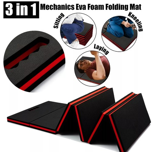 Mechanics Foam Work Mat (3 in 1) Sitting, Kneeling, Lying For Workshop, Garage