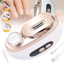 3 Speeds Nail File Nail Residue Collection Function Electric Nail Clippers