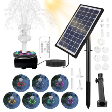 Solar Bird Bath Fountain Pump 7W Outdoor Solar Water Fountain Pump for Bird Bath