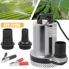 DC 12V 8000L/H Submersible Dirty Water Pump Sump Flooding Pond Swimming Pool