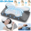 Neck Pillow Ergonomic Shape Washable Cover High-Density Memory Foam Inner Core 1