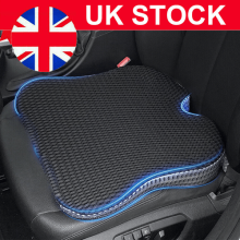 Car Front Seat Cushion Memory Foam Thick Office Chair Wedge Breathable Pad Mat