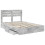 VidaXL vidaXL Storage Bed Concrete Grey 150 x 200 cm Engineered Wood 2