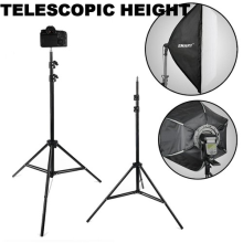 Tripod Stand Telescopic for Camera Camcorder Phone Holder Selfie Ring Light 2M