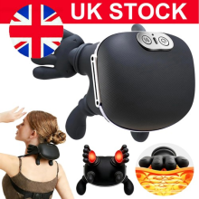 Portable Shiatsu Neck and Back Massager Bionic Heated Massager 4D Pain Relief UK