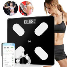 Digital Bathroom Weighing Scale Bluetooth Body Fat Monitor BMI Analyser 180kg