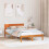 VidaXL vidaXL Bed Frame Brown 120 x 200 cm Solid Pine wood 1