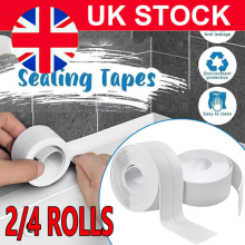 3.2M*38MM Bathroom Bath And Wall Sealing Strip Self Adhesive Tape Sink Edge Trim