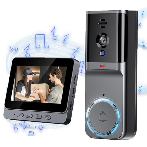 HD Smart Wireless Video Doorbell Camera Intercom Security Camera Door Bell IP65