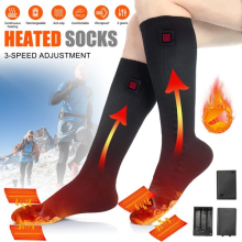 Battery Charge Heated Sock Winter Warm Keep Socks Outdoor Sport Foot Warmer NEW