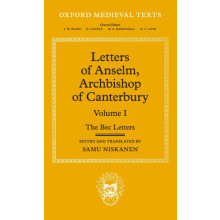 Letters of Anselm Archbishop of Canterbury Volume I Hardcover Book