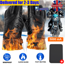 Winter Motorcycle Motorbike Heated Glove Warm USB Electric Waterproof Gloves