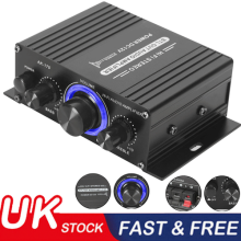 40W DC 12V HiFi Power Amplifier Mini Small Audio Digital Stereo Car FM AMP Home