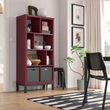 IKEA KALLAX 8 Cube Unit with Underframe 77x39x164