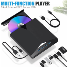 CD/DVD Drive With Breathing Light 4 USB 3.0 Ports 1 SD Card Slot 1 TF Card Slot
